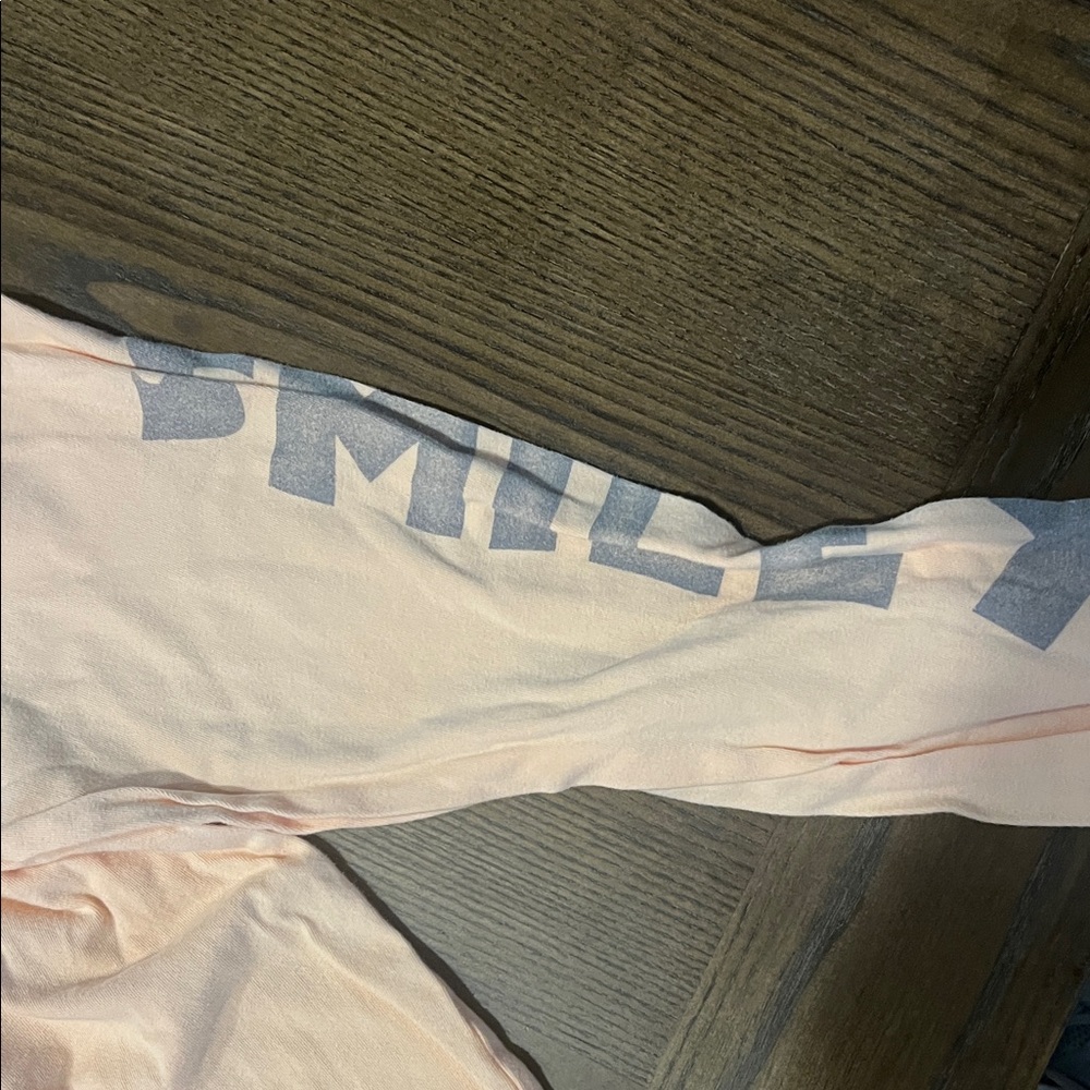 American Eagle Outfitters Peach Graphic Long Sleeve Tee - Picture 4 of 4